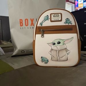 Brand New Baby Yoda Loungefly mini backpack